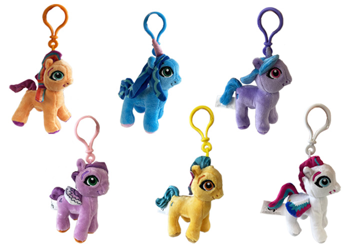 (Mis 0) MY LITTLE PONY Portachiavi Peluche 11cm 6ass…x36